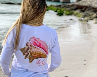 White Conch SPF Shirt