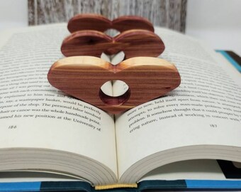 Wood Book Page Spreader- book accessory- book buddy- book club - teacher- book holder- stocking stuffer- book lover- arthritis ergonomic