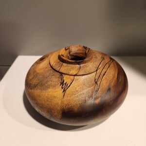 Decorative Rainbow Poplar Spalted Vase