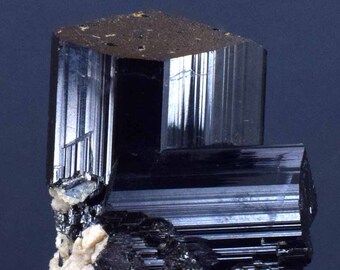 Black Tourmaline Crystal on Mica , Natural Schrol Specimen from Skardu Pakistan - 97 gram , 48*43*37 mm