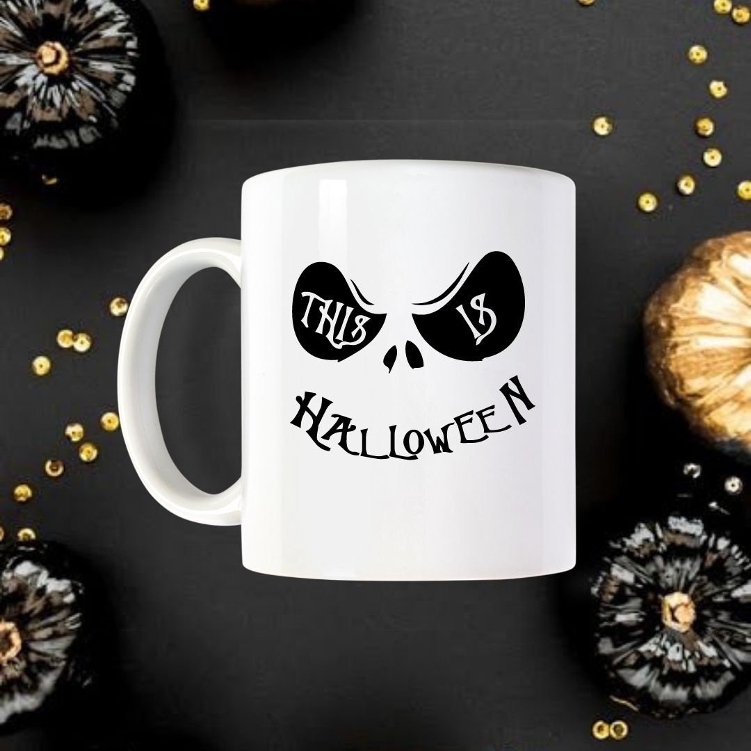 This Is Halloween Coffee Mug Halloween Coffee Mug Etsy