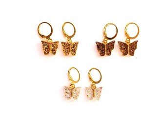 Earrings - Sequin Butterfly Earrings