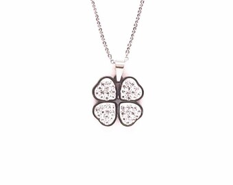 Necklace - Zircon Clover Necklace