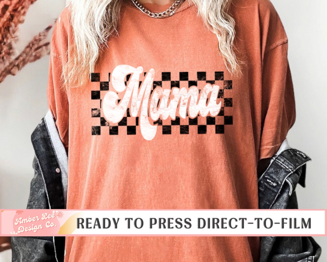 Retro Mama DTF Transfers, Ready to Press, T-shirt Transfers, Heat ...