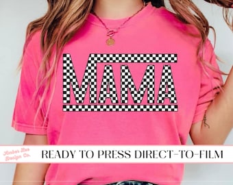 Mama DTF Transfers, Ready to Press, T-shirt Transfers, Heat Transfer, Mom Direct to Film, Vans Mama, Spring Summer
