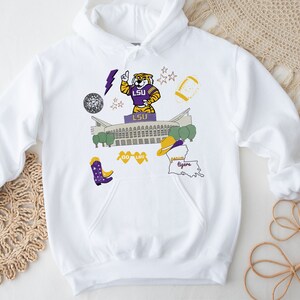 LSU DTF Transfers, Ready to Press, T-shirt Transfers, Heat Transfer ...