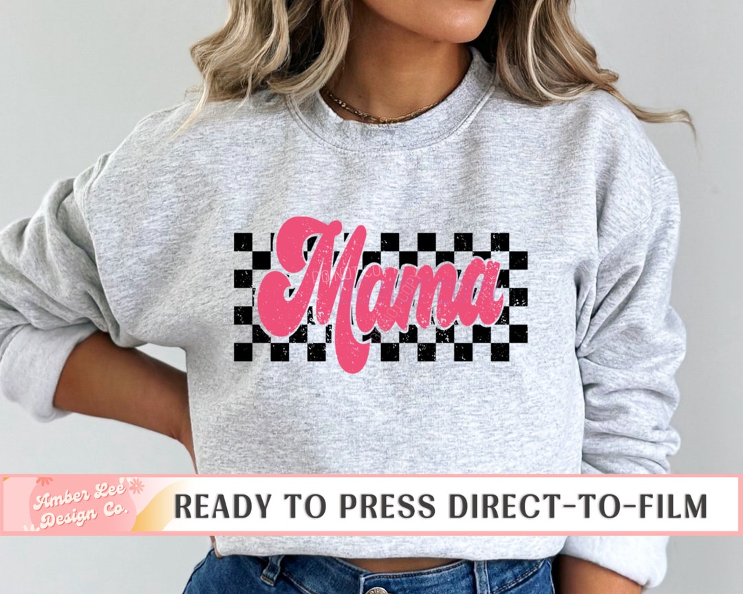Retro Mama DTF Transfers, Ready to Press, T-shirt Transfers, Heat ...