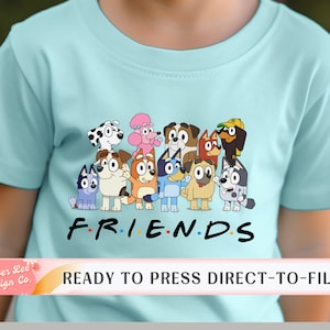 DTF Transfers, Ready to Press, T-shirt Transfers, Heat Transfer, Direct to Film, Screen Print Transfer for Kids, Youth Direct to Film Blue