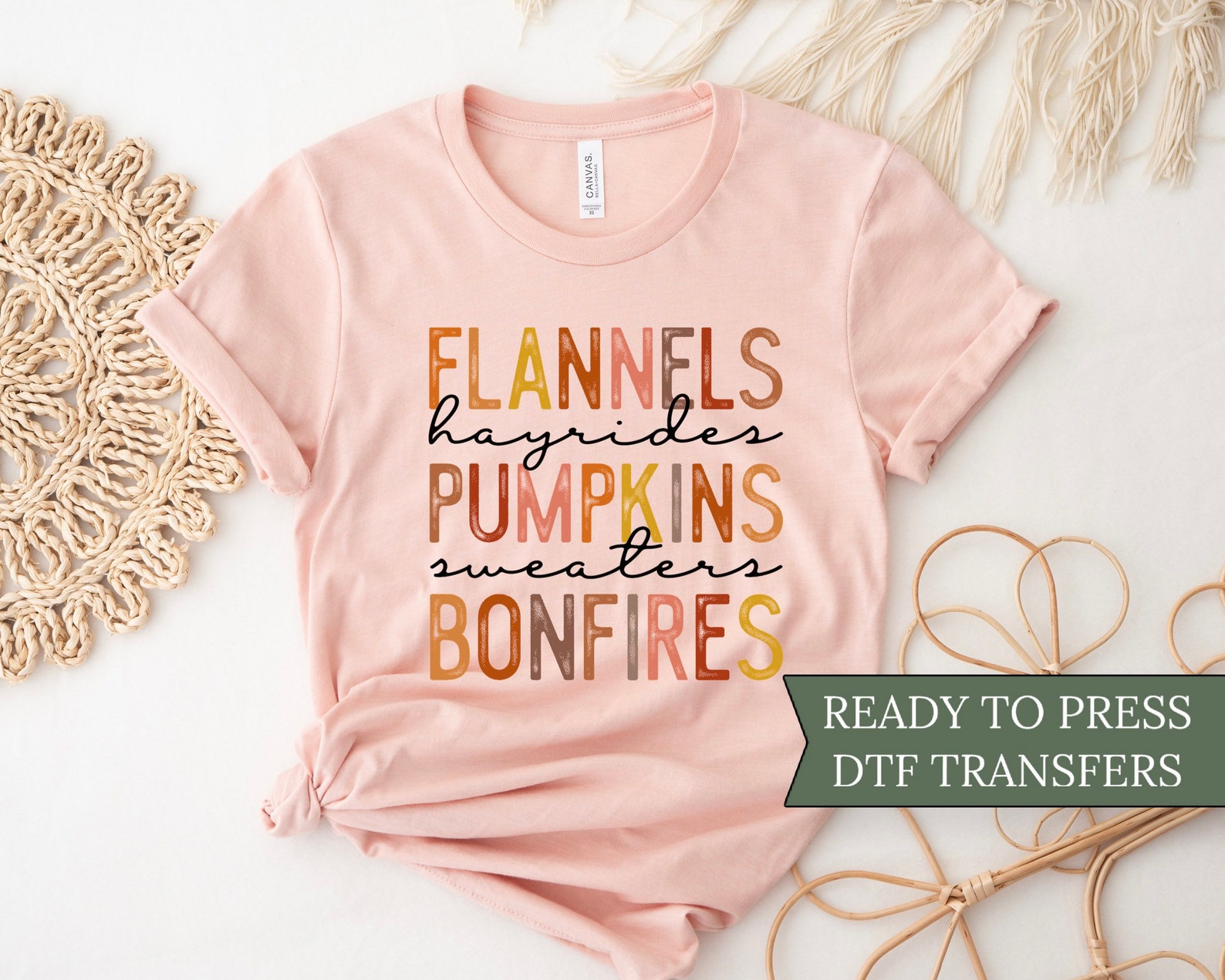 DTF Transfers Ready to Press Tshirt Transfers Heat Etsy