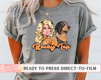 Tennessee DTF Transfer, Ready to Press, T-shirt Transfers, Heat Transfer, Tennessee Direct to Film, Knoxville TN, Tennessee Football, Orange