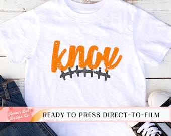 Tennessee DTF Transfer, Ready to Press, T-shirt Transfers, Heat Transfer, Tennessee Direct to Film, Knoxville TN, Tennessee Football, Orange