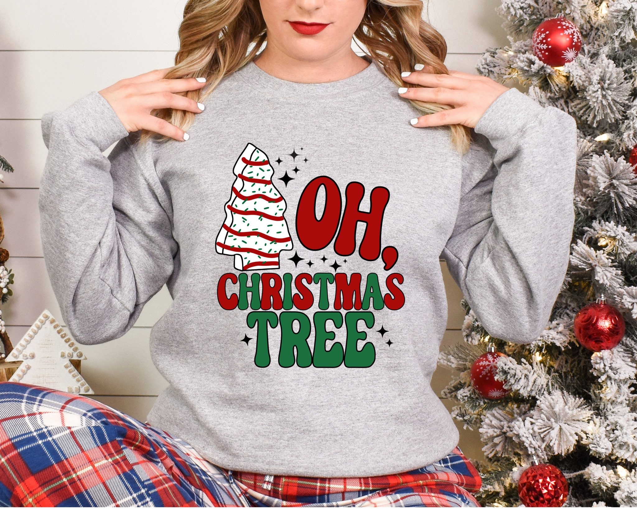 Oh Christmas Tree DTF Transfers Ready to Press T-shirt - Etsy
