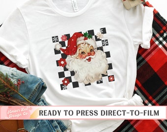 Commercial Grade DTF Transfer, Ready to Press, T-shirt Transfers, Heat Transfer, Direct to Film, Christmas DTF Transfers, Screen Prints, Red