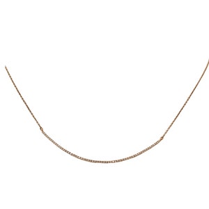 Rose Gold Diamant Halskette