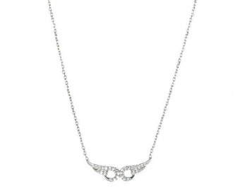 Sierlijke ketting met engelenvleugel