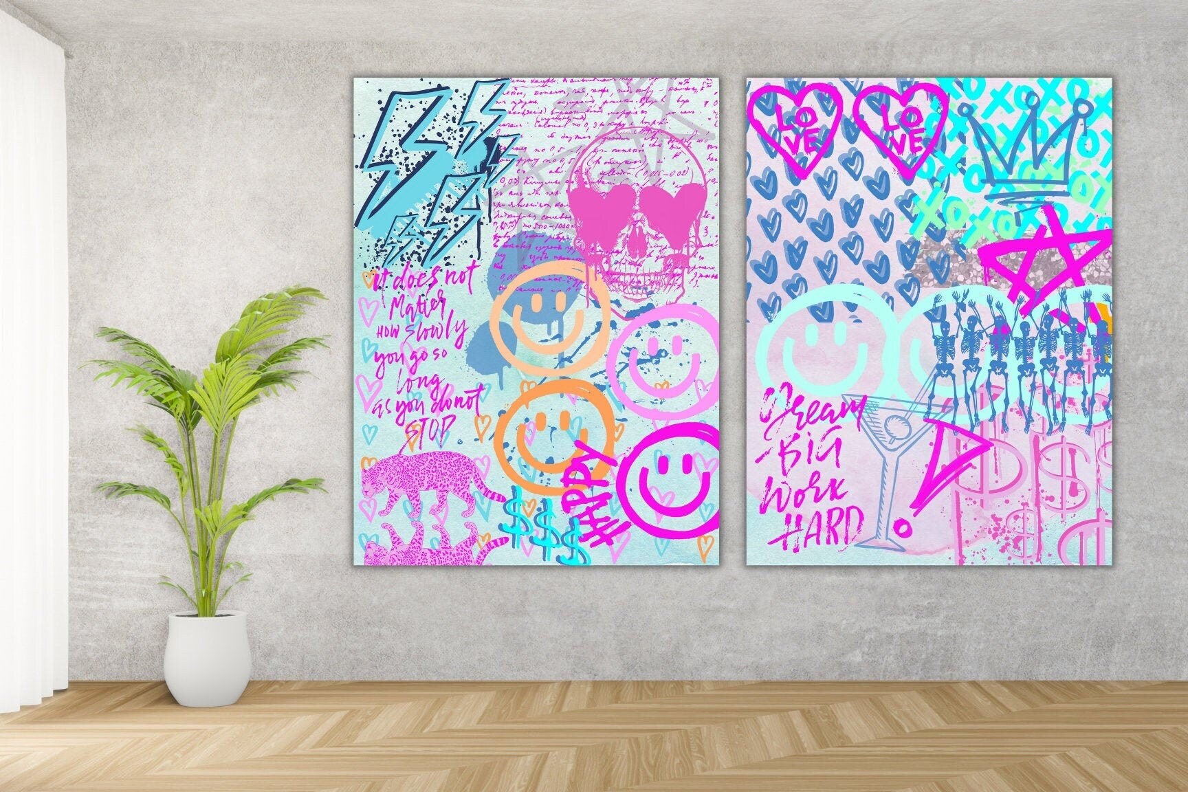 Preppy Room Decor Poster Print Prints Preppy Wall Art Etsy