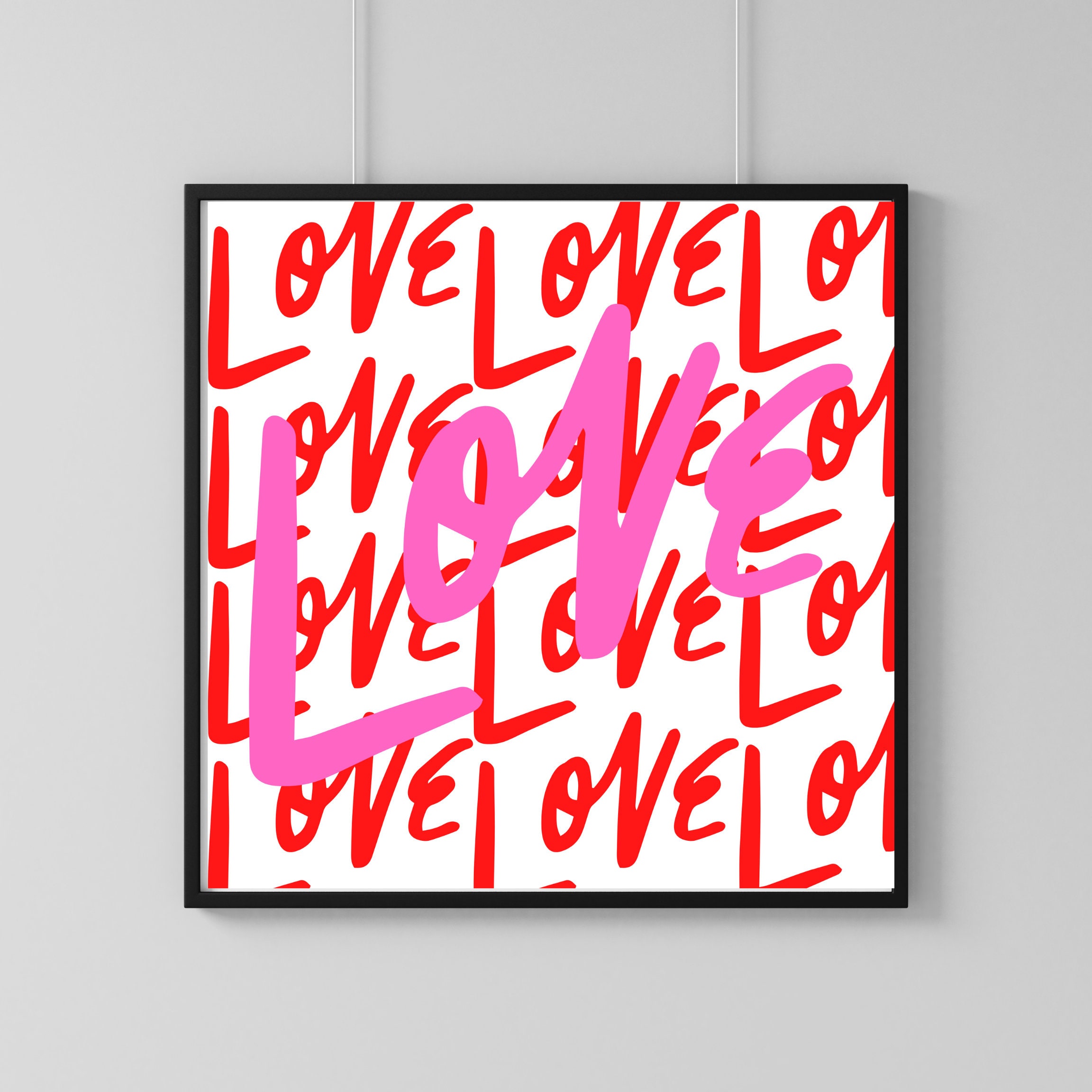 8 PCS Pink Wall Decor Preppy Room Art Pink Wall Collage Etsy