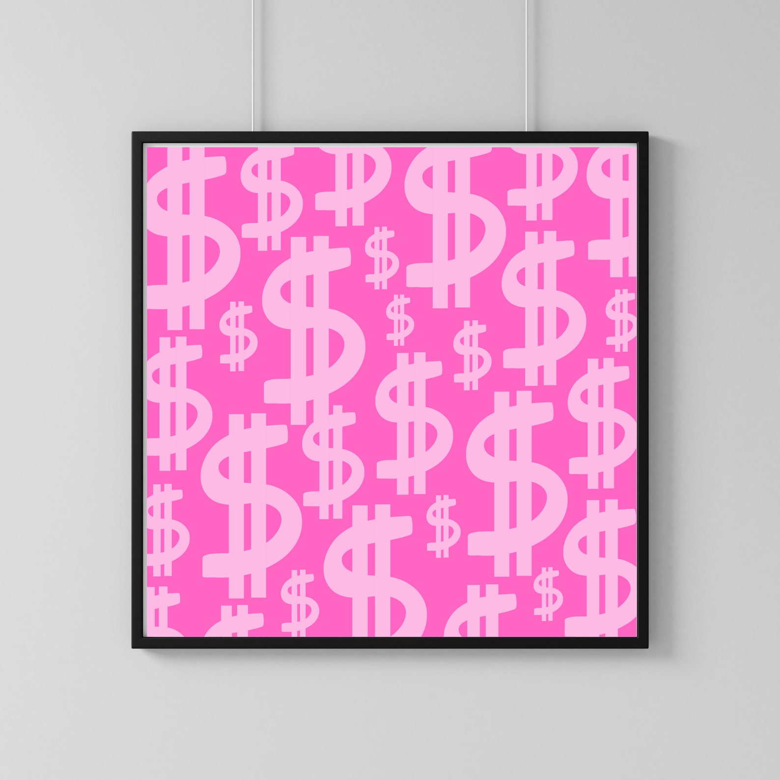 8 PCS Pink Wall Decor, Preppy Room Art, Pink Wall Collage, Preppy Room