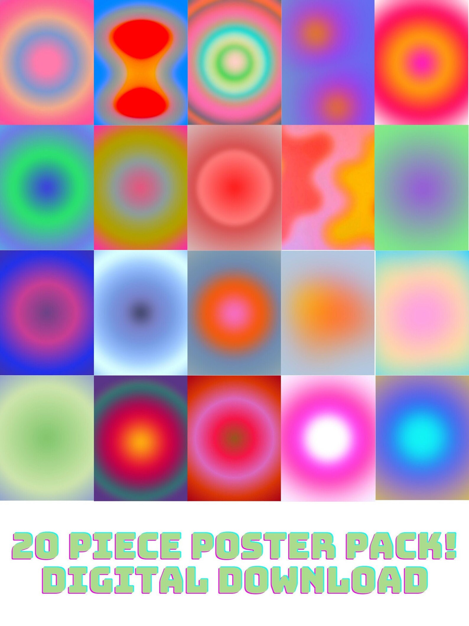 Aura Poster Aesthetic Ethereal Art Spiritual Art Print Etsy