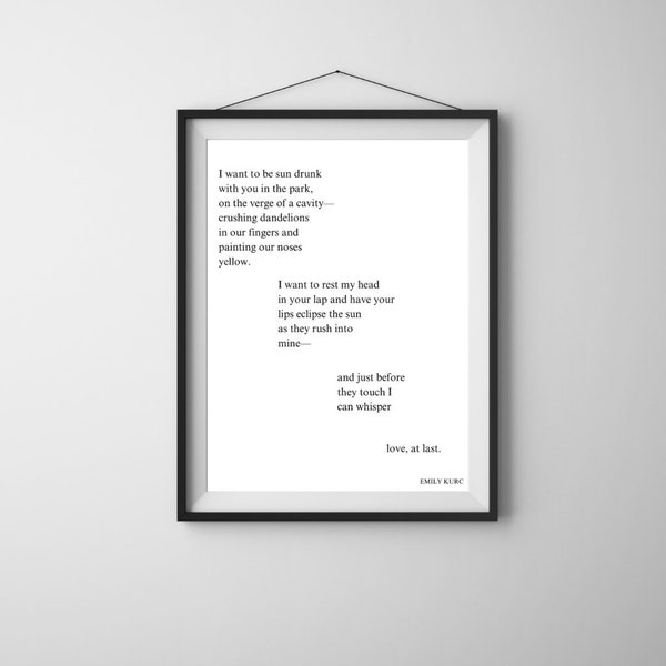 Love Poetry Print - Etsy