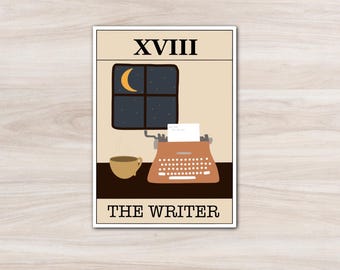 Writer Tarot Card Sticker