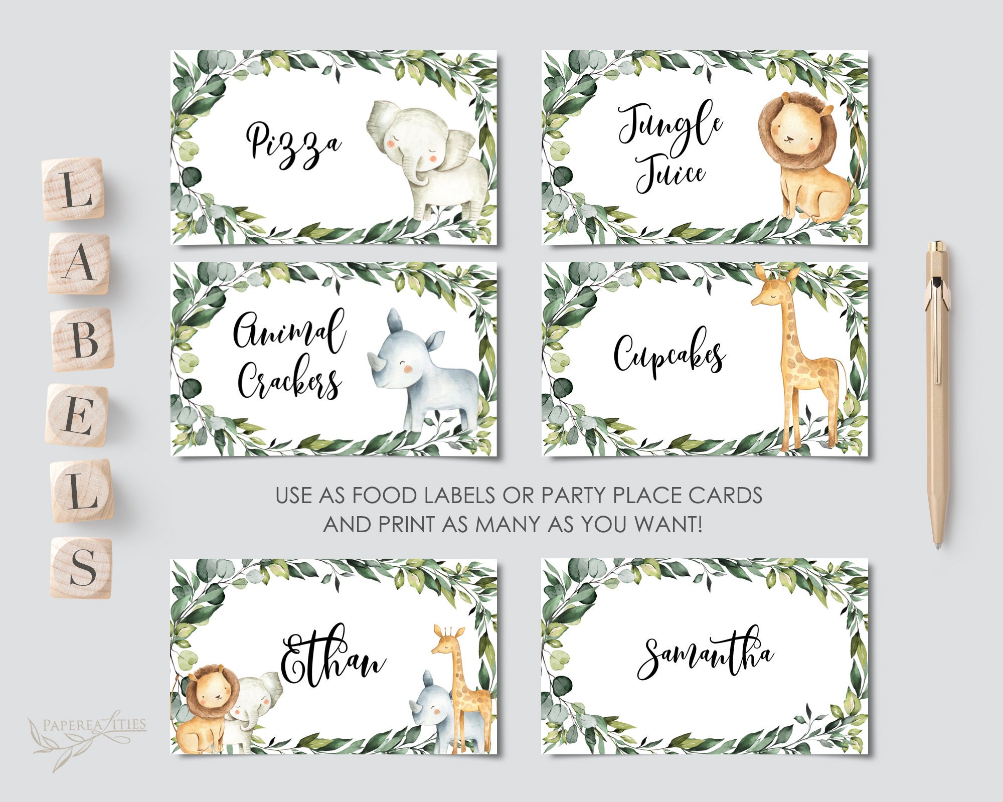 Safari Baby Shower Food Label Template, Jungle Safari Food Label, Editable Buffet Labels, Tent Card Food Labels, Safari Party Place Cards - Etsy safari-baby-shower-food-label-template-jungle-safari-food-label-editable-buffet-labels-tent-card-food-labels-safari-party-place-cards-etsy