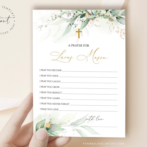 Prayer Cards Printable - Etsy