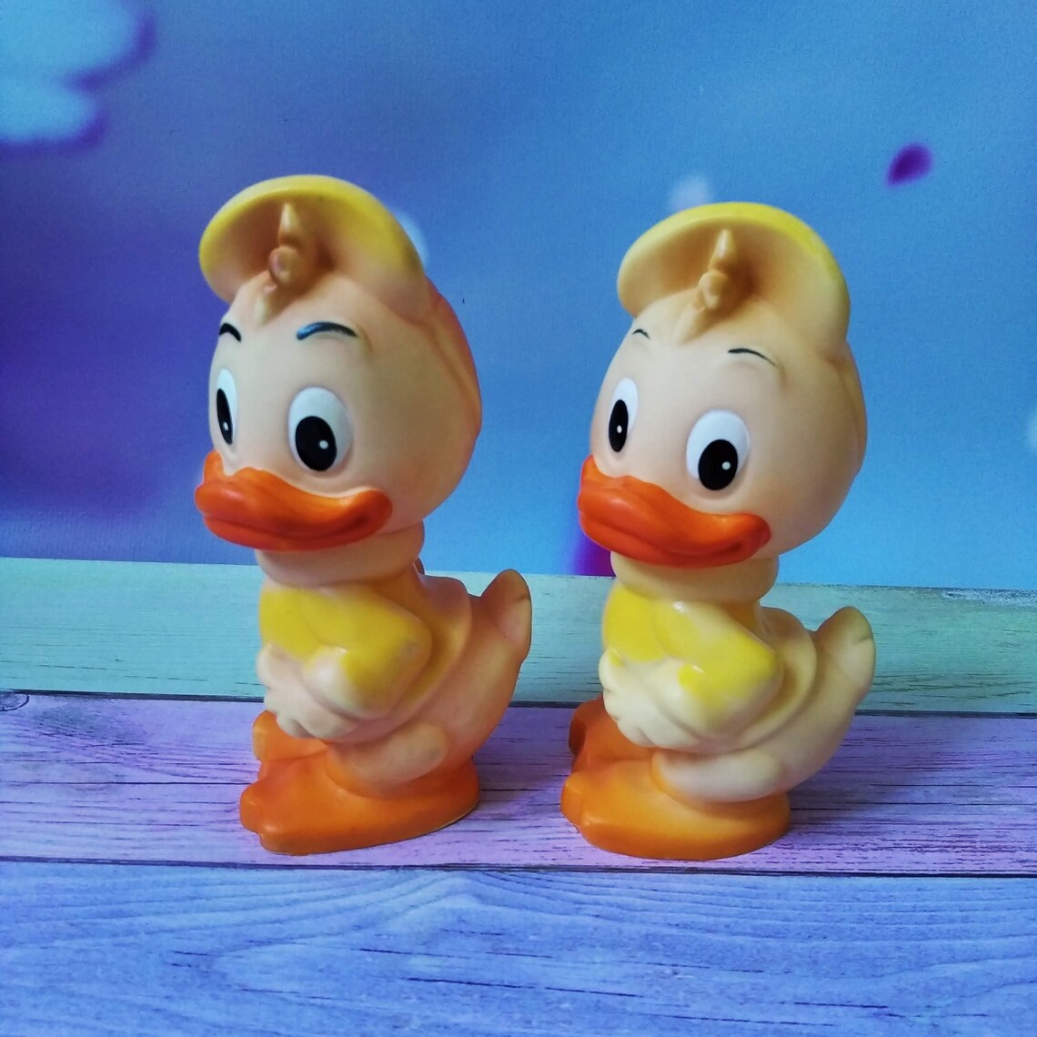 Set Rubber Duck Vintage Rubber Toy Toy Ussr Soviet Rubber Etsy