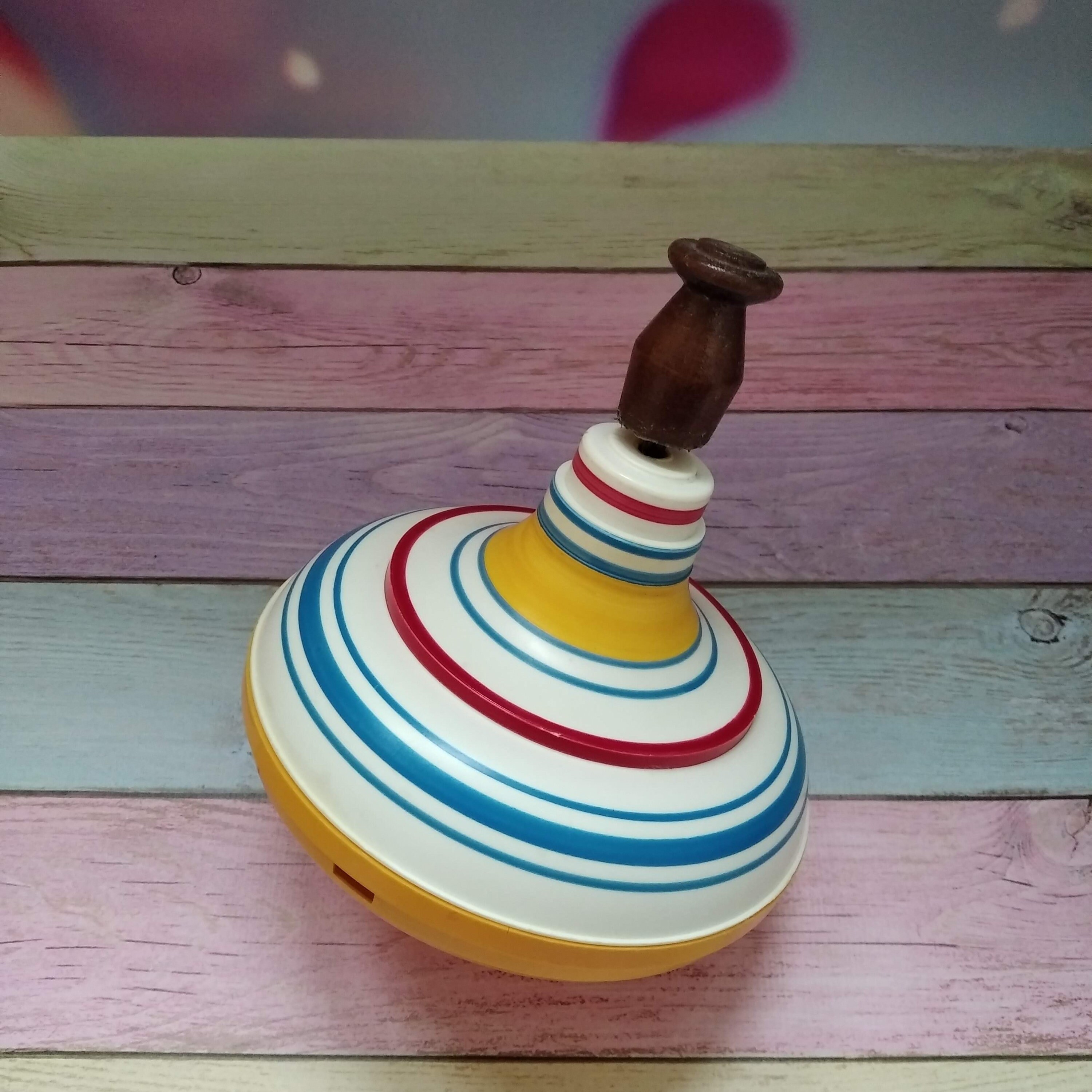 Soviet Vintage Plastic Toy Carousel Whirligig Toy Old Etsy