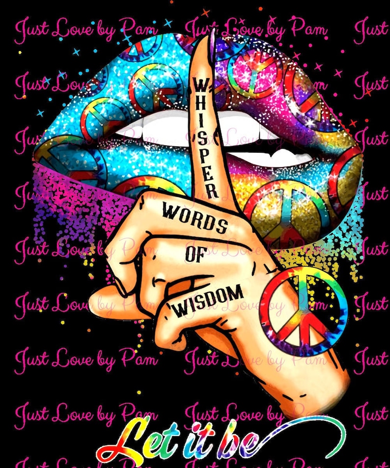 Whisper Words of Wisdom Let It Be Instant Digital Download | Etsy