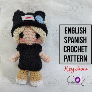 Crochet PATTERN - FELIX Stray Kids - PDF tutorial English/Español - Digital instant download pattern