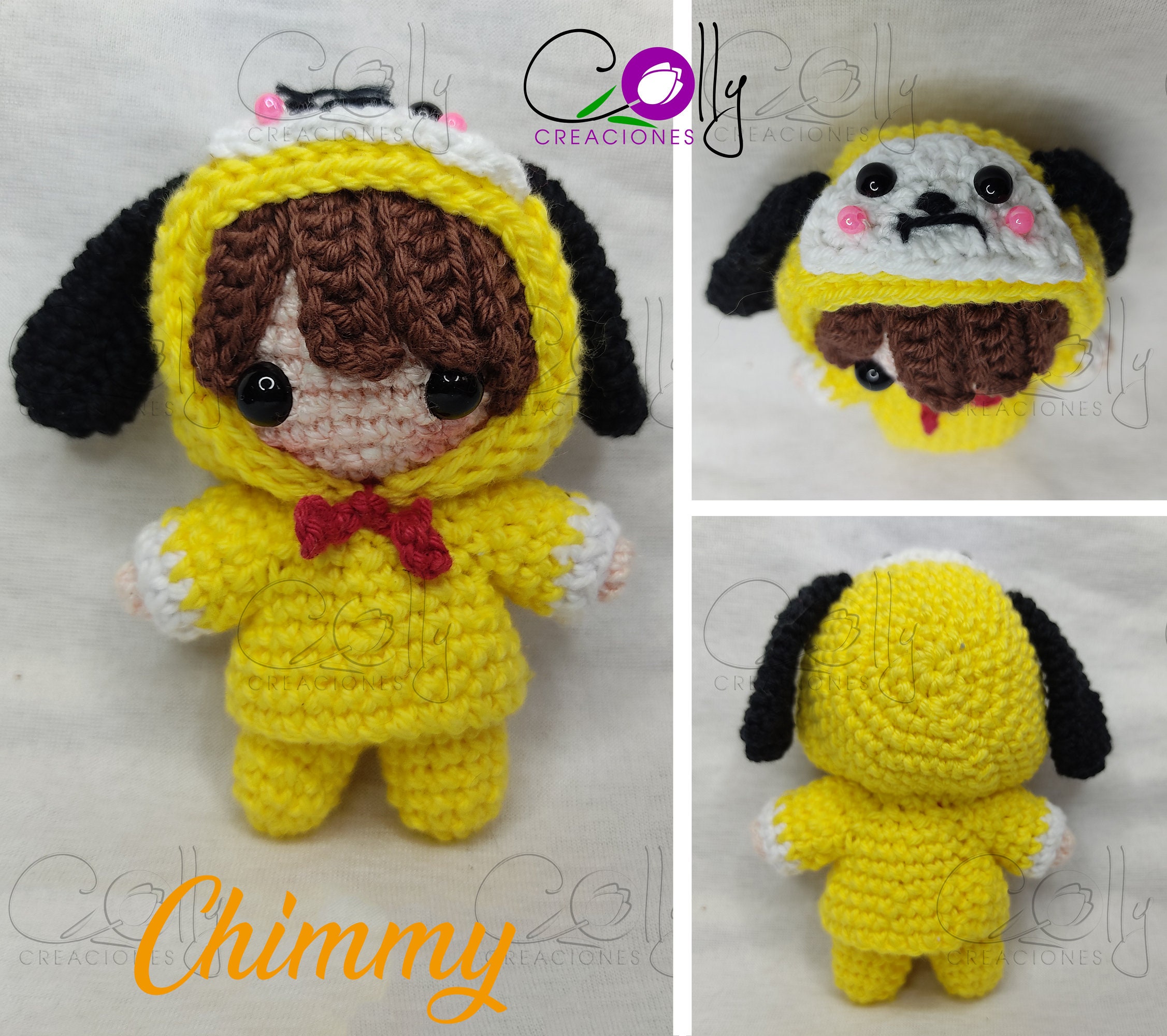 Crochet PATTERNS - 7 Members of BTS, Keychain BT21 Version - PDF ...