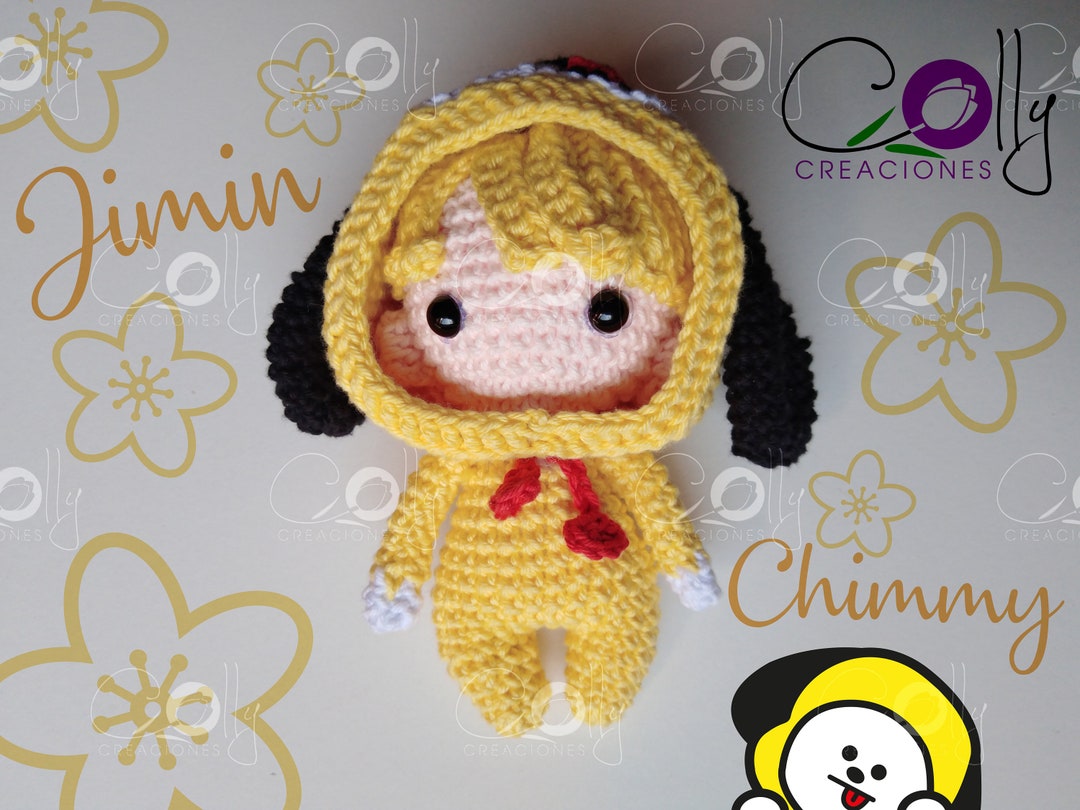 Crochet PATTERN- Chimmy/jimin - Bts/bt21- Pdf Tutorial English