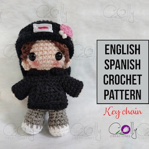 Crochet PATTERN - SEUNGMIN Stray Kids - PDF tutorial English/Español - Digital instant download pattern