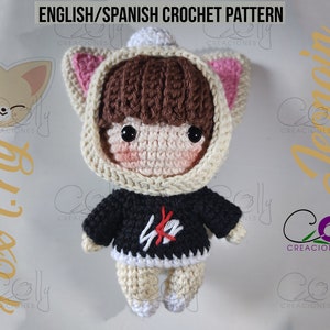 Crochet PATTERN - I.N/FoxI.Ny - Stray Kids/SKZoo- pdf tutorial English/Español - DIGITAL instant download pattern