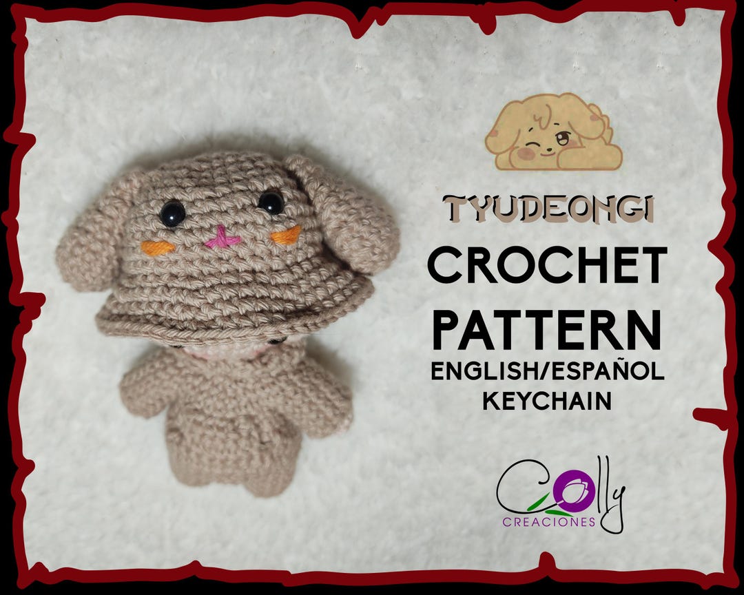 Crochet PATTERN- Keychain Yunho/tyudeongi – Ateez/aniteez- Pdf Tutorial ...