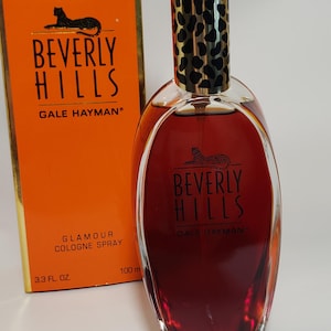 Vintage Gayle Hayman Beverly Hills Glamour Cologne Spray Perfume in Box Full Bottle 3.3 FL. OZ