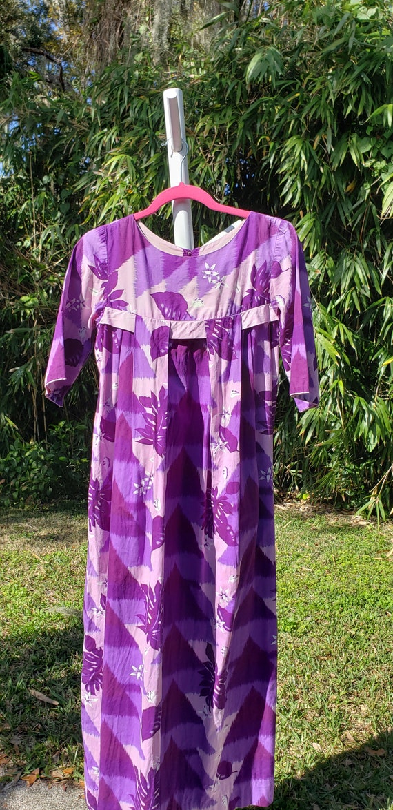 Vintage Purple and Lavender Handmade Hawaiian Flor