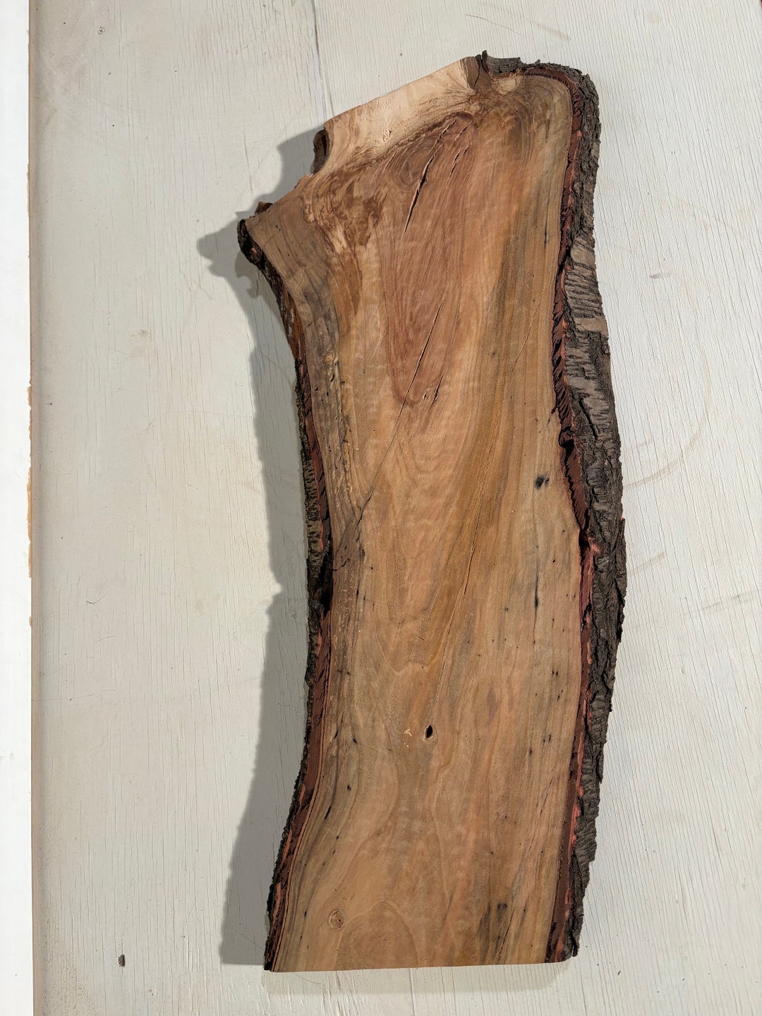 Almond Wood Slab Handmade Raw Untreated Live Edge Board Charcuterie ...
