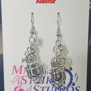 Hazbin Hotel RadioApple Handmade Matching Earrings