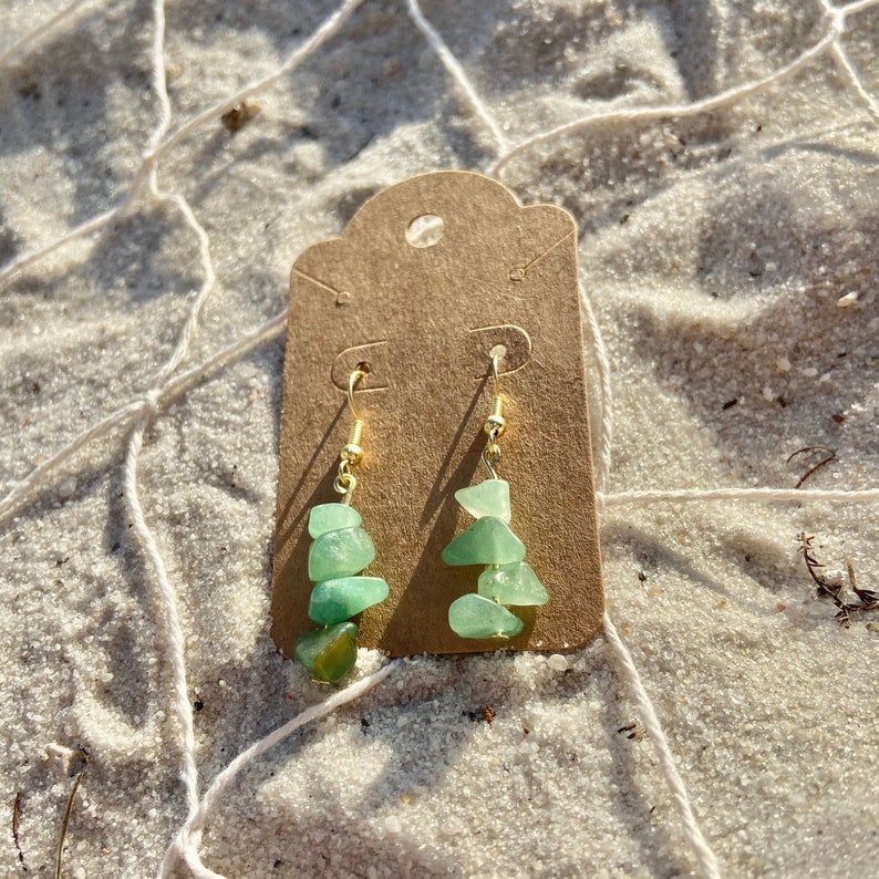 Seafoam Green Amazonite Earrings