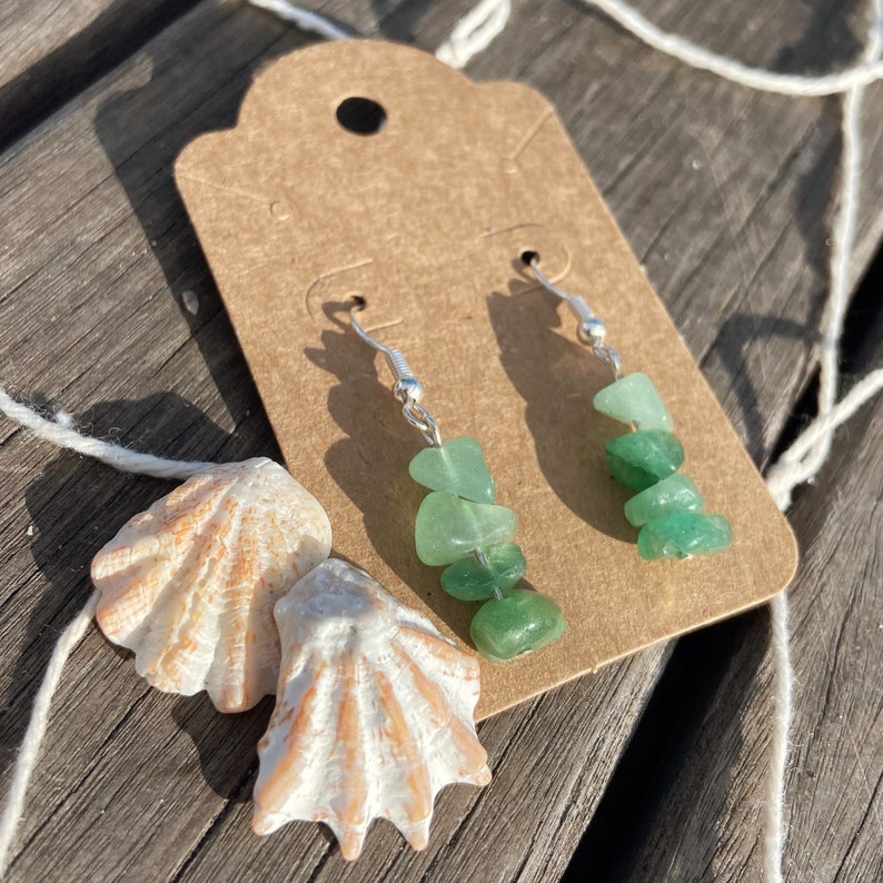 Seafoam Green Amazonite Earrings