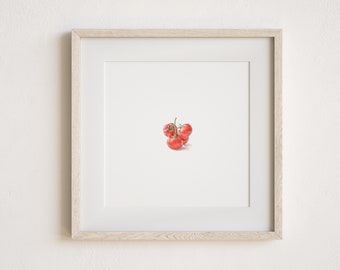 Tomato Miniature Painting Print