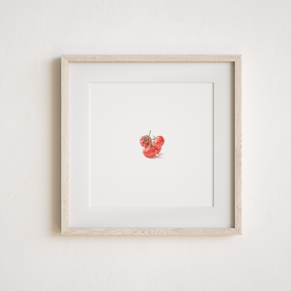 Tomato Miniature Painting Print