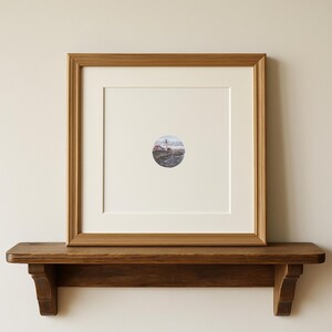 Mini Watercolor Lighthouse Painting Print Bild 5