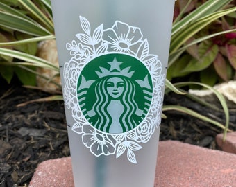 Free Free 285 Flower Wreath Starbucks Cup Svg SVG PNG EPS DXF File