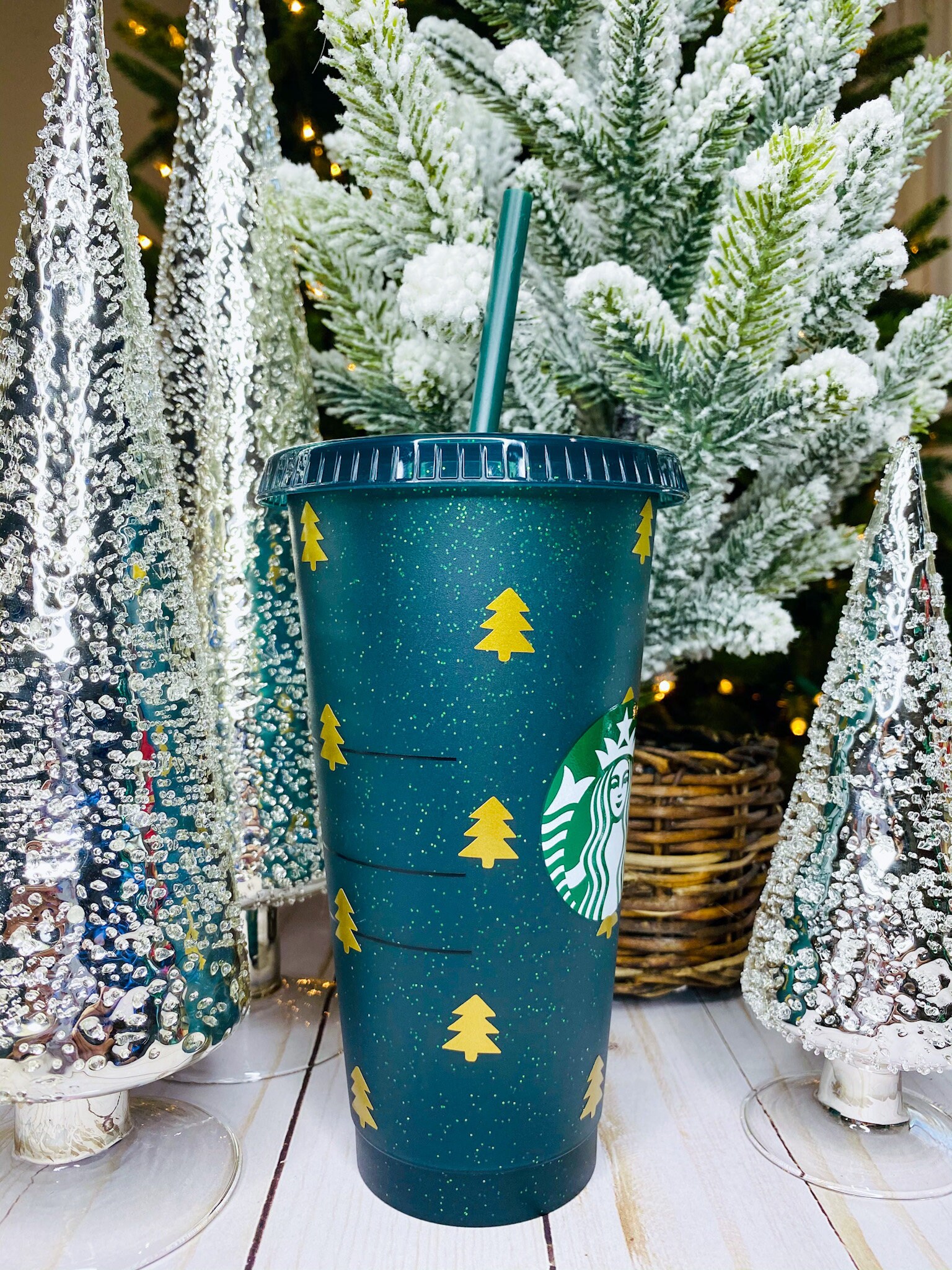 Christmas tree Starbucks cup – Fire Girl Design