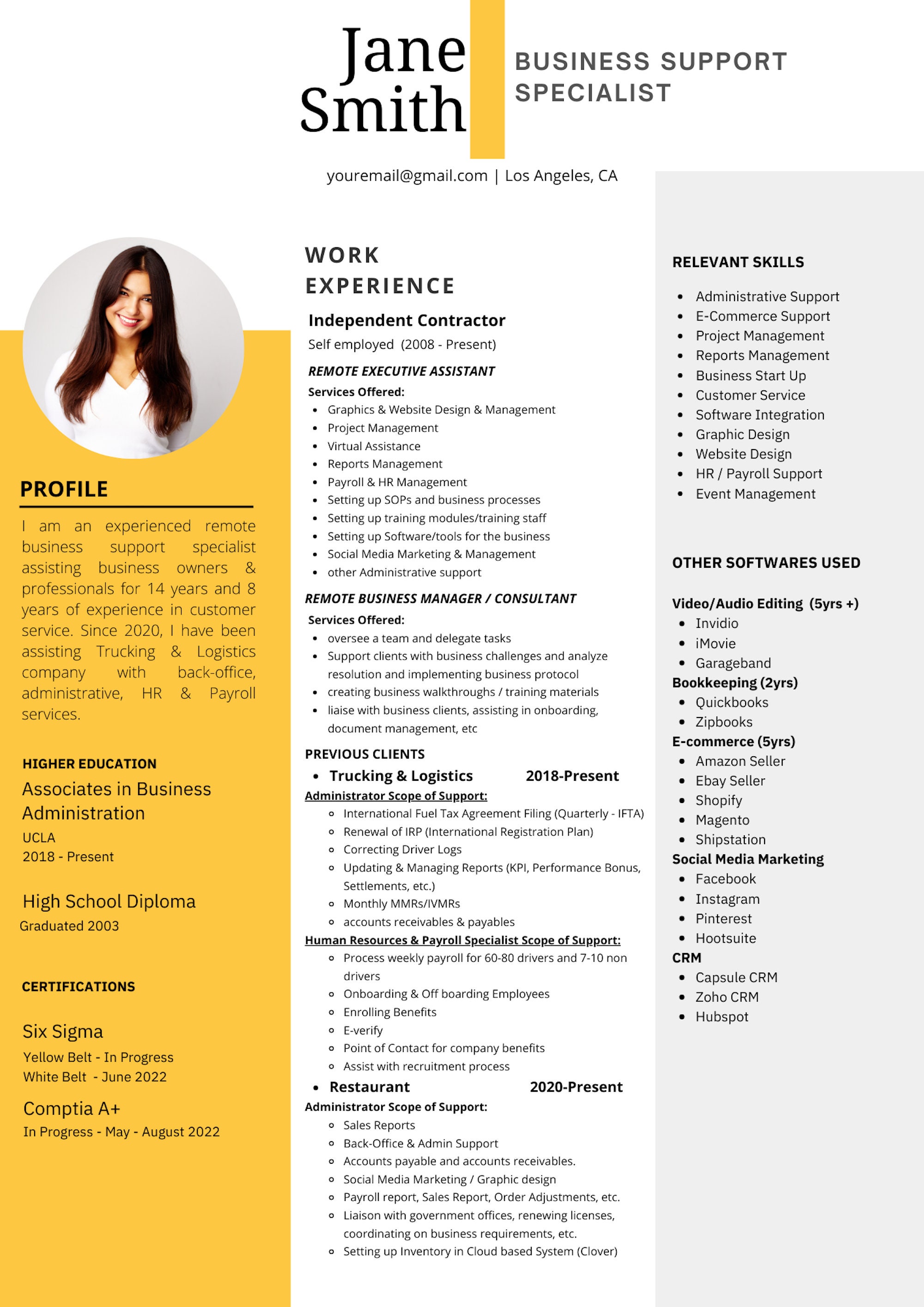 creative-resume-template-cv-template-cv-resume-template-etsy