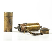 Antique Turkish Coffee Grinder, Brass Steel Coffee Grinder, Antique Turkish Pepper Mill, Manual Coffee Grinder, Authentic Turkish Mill