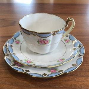 Alte Noritake-Tassen und Untertassen (Trio) | Britischer Export (um 1908)